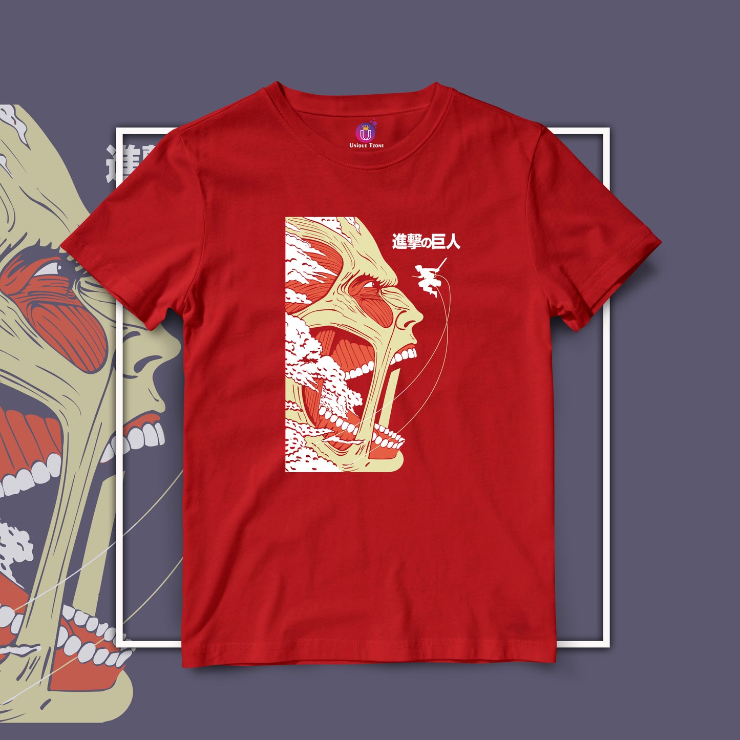 Rising Titan Attack Of The Titans Half Sleeve Unisex Cotton Tshirt
