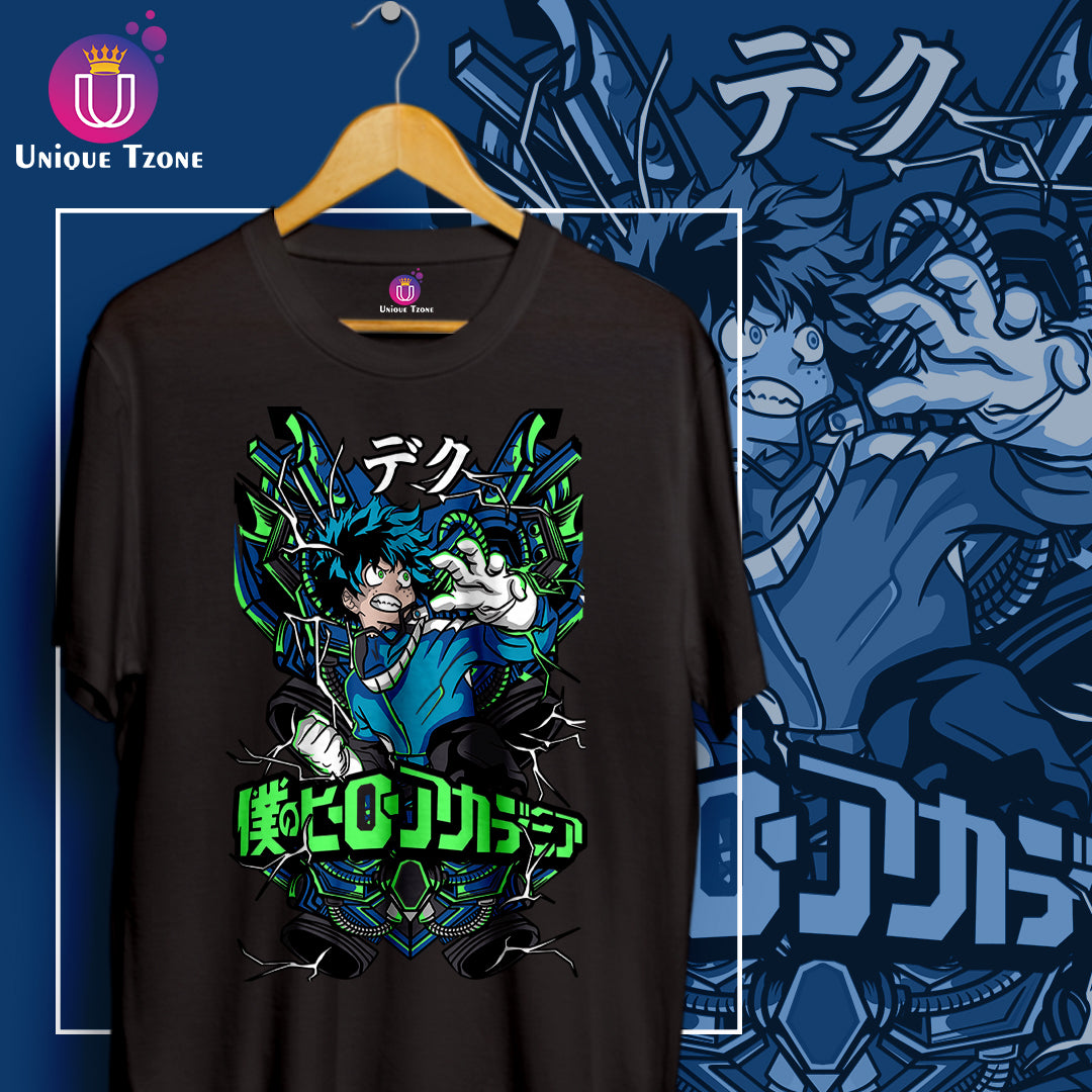 Japanese Great Anime Cotton Graphics Unisex Half Sleeve Round Neck Tshirt