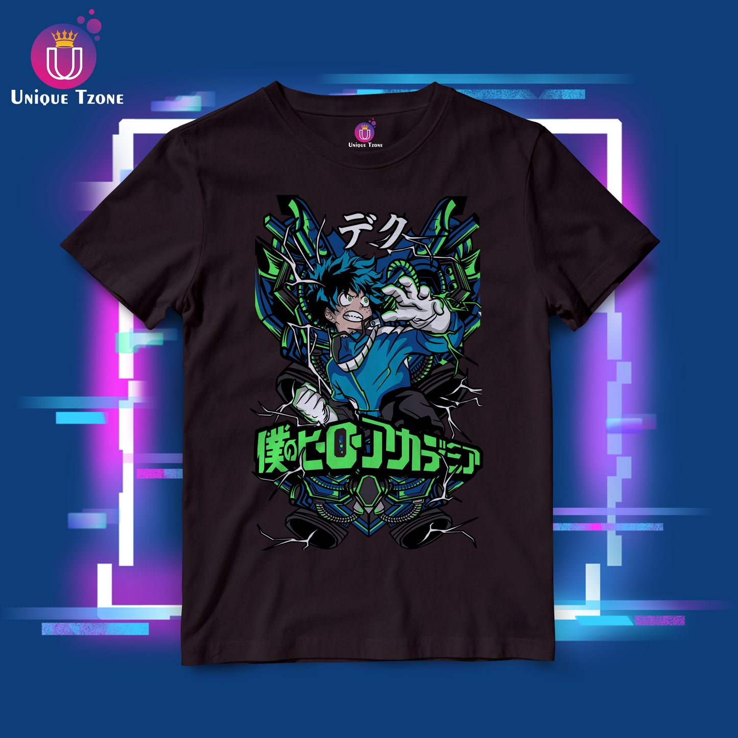 Japanese Great Anime Cotton Graphics Unisex Half Sleeve Round Neck Tshirt