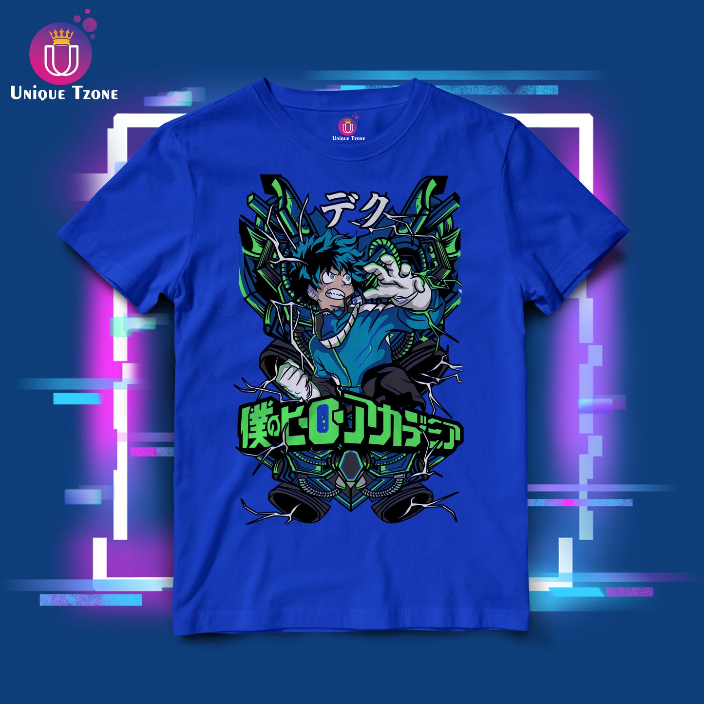 Japanese Great Anime Cotton Graphics Unisex Half Sleeve Round Neck Tshirt