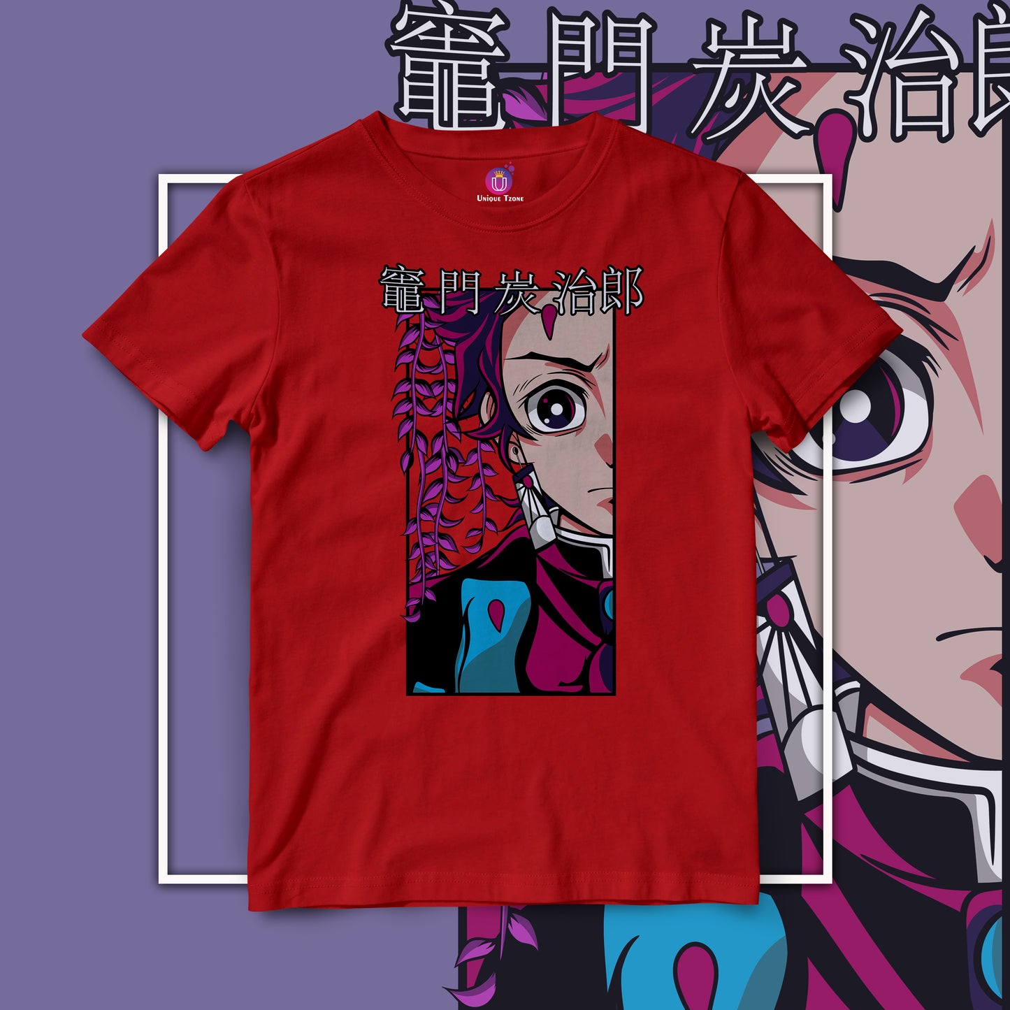 Kamado Tanjiro Demon Slayer Half Sleeve Unisex Anime Tshirt