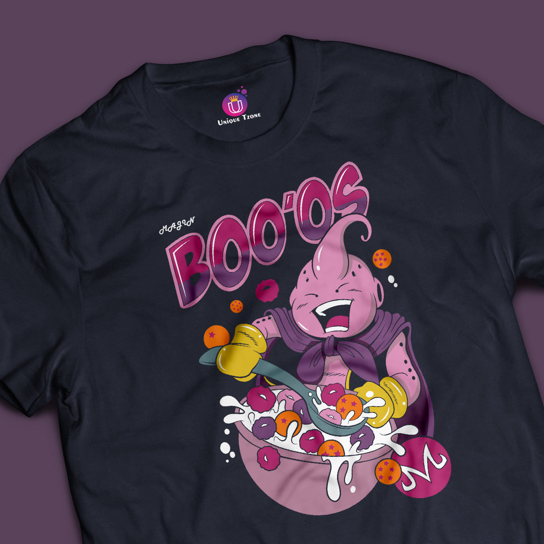 Booos Dragon Ball Z Half Sleeve Round Neck Unisex Cotton Tshirt