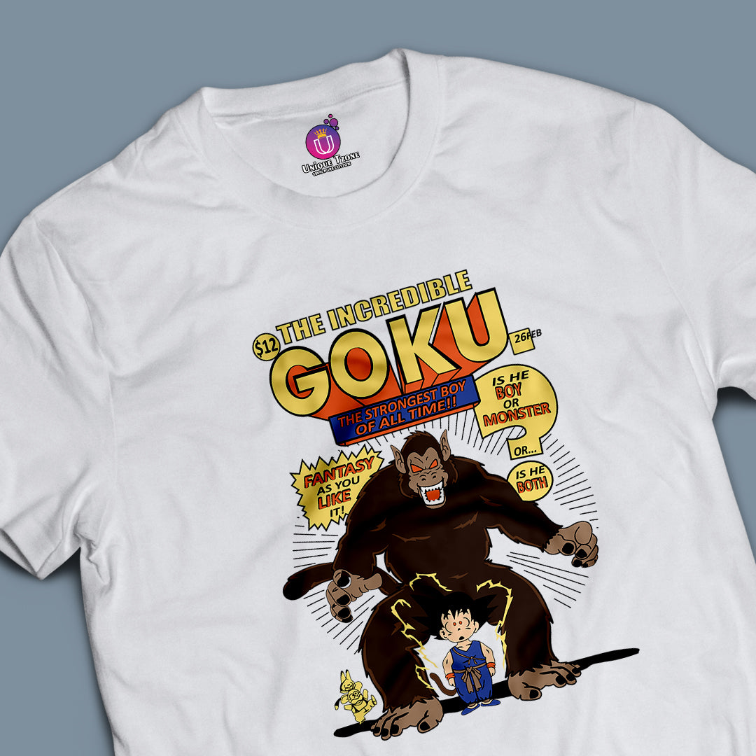 The Incredible Goku Dragon Ball Z Half Sleeve Unisex Anime Tshirt