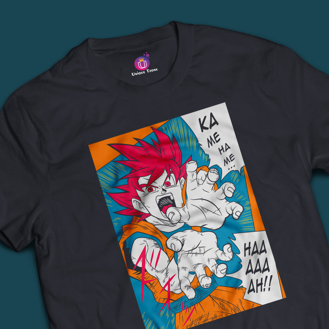 Goku Supermacy Dragon Ball Z Half Sleeve Unisex Anime Tshirt