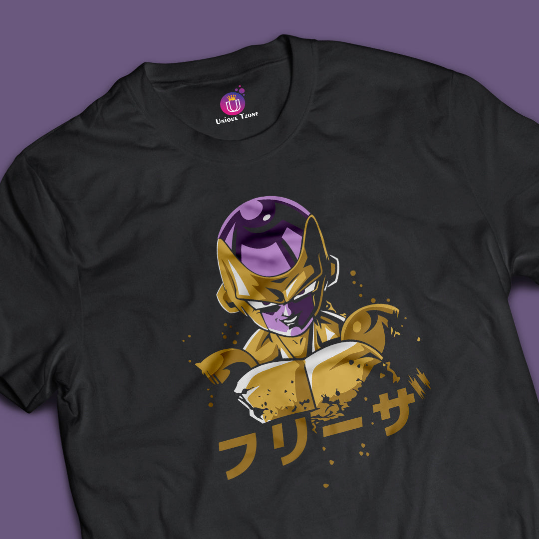 Frieza Dragonball Z Half Sleeve Round Neck Unisex Anime Tshirt