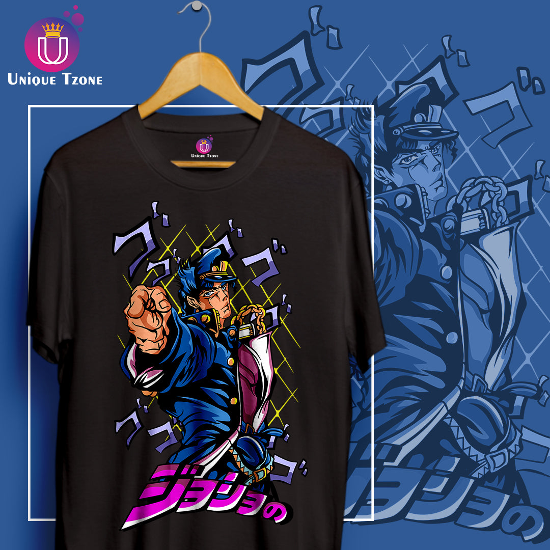 Famous Anime Graphics Round Neck Half Sleeve Cotton Tshirt