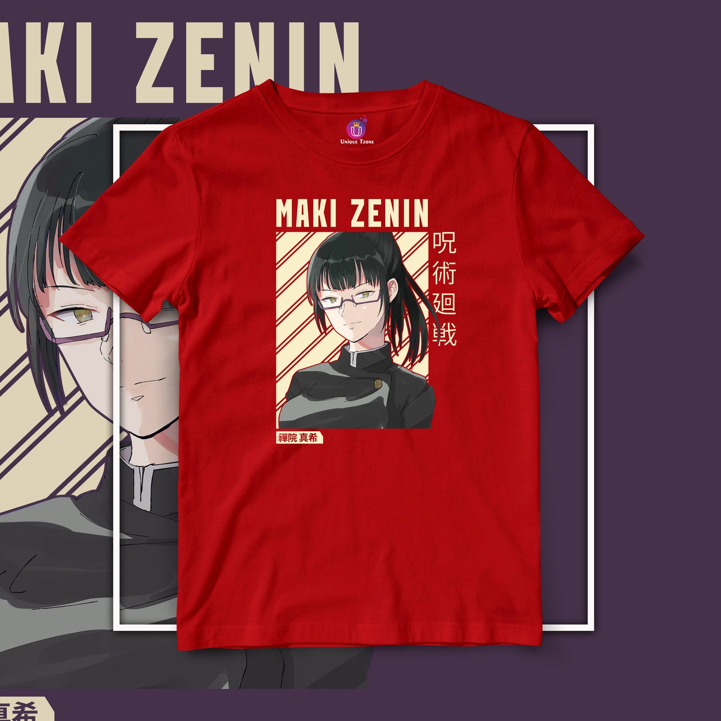 Maki Jujutu Kaisen Anime Graphics Unisex Tshirt