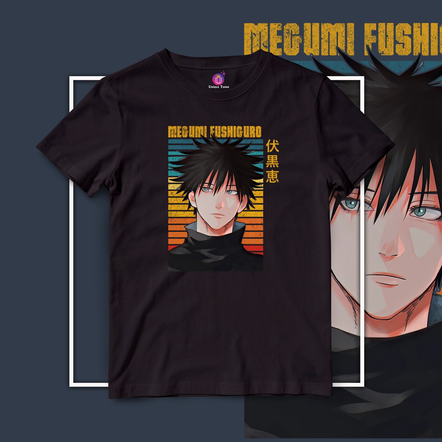 Megumi Fushiguro Jujutsu Kaisen Anime Graphics Unisex Tshirt