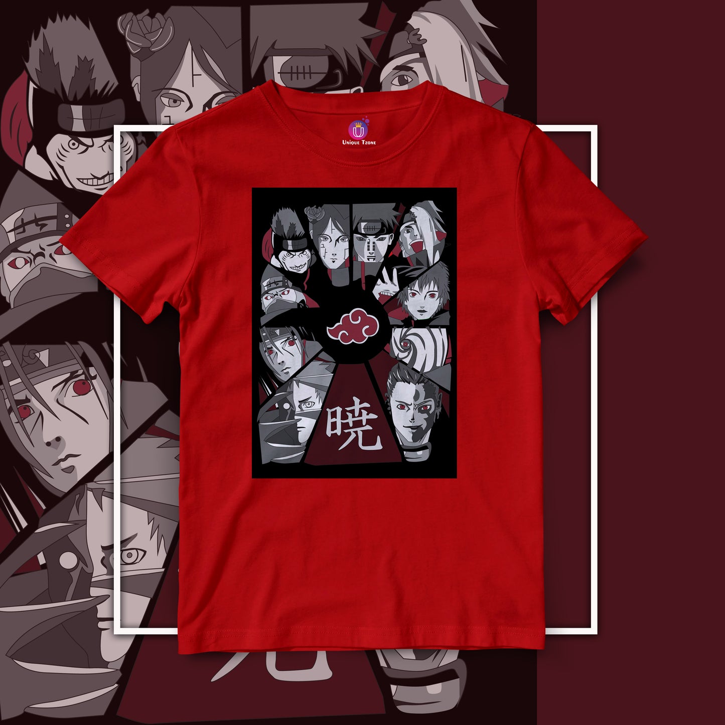 Akatsuki Day Break Naruto Anime Graphics Half Sleeve Unisex Tshirt