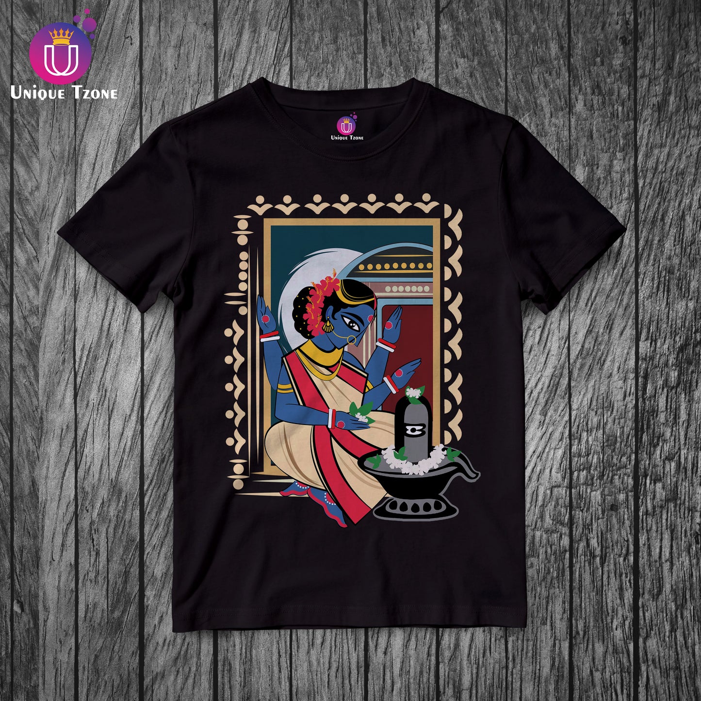 Shyama Premium Graphics Round Neck Half Sleeve Unisex Cotton Tshirt