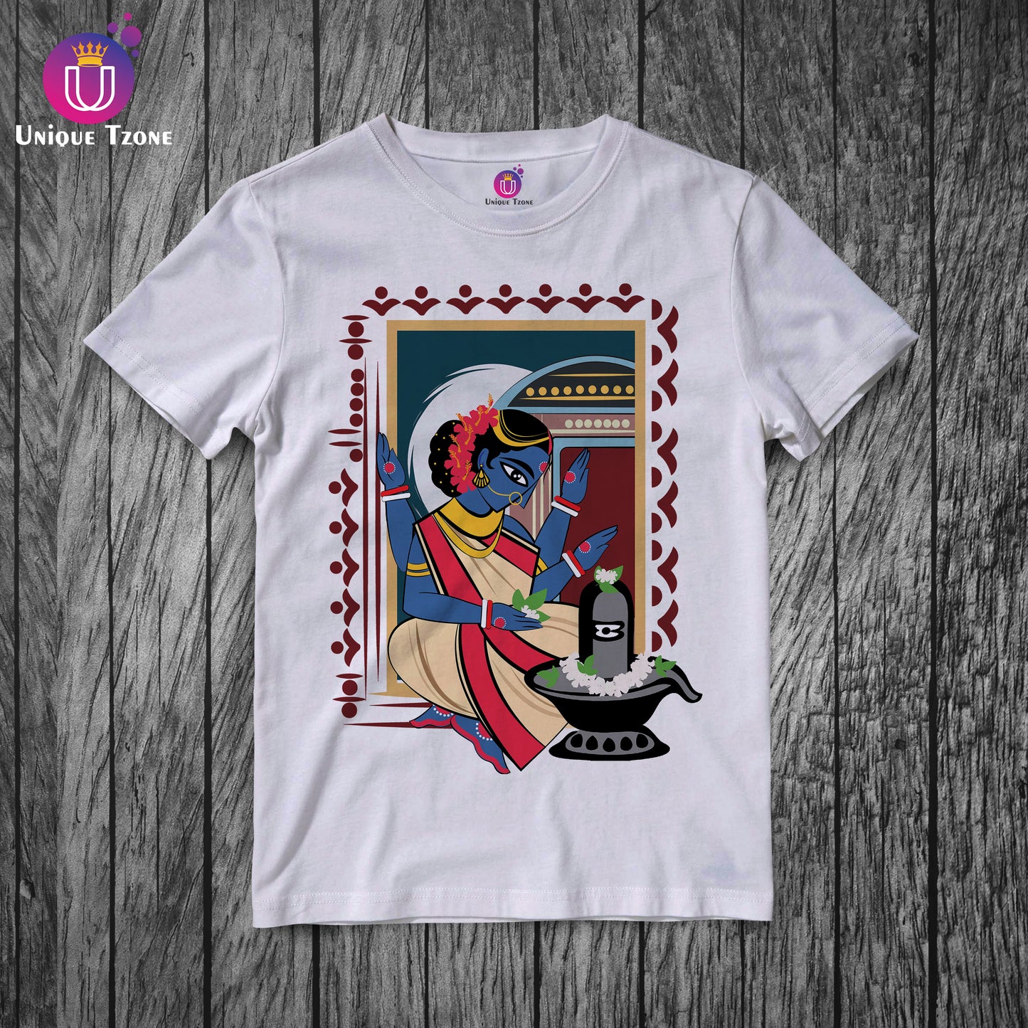 Shyama Premium Graphics Round Neck Half Sleeve Unisex Cotton Tshirt