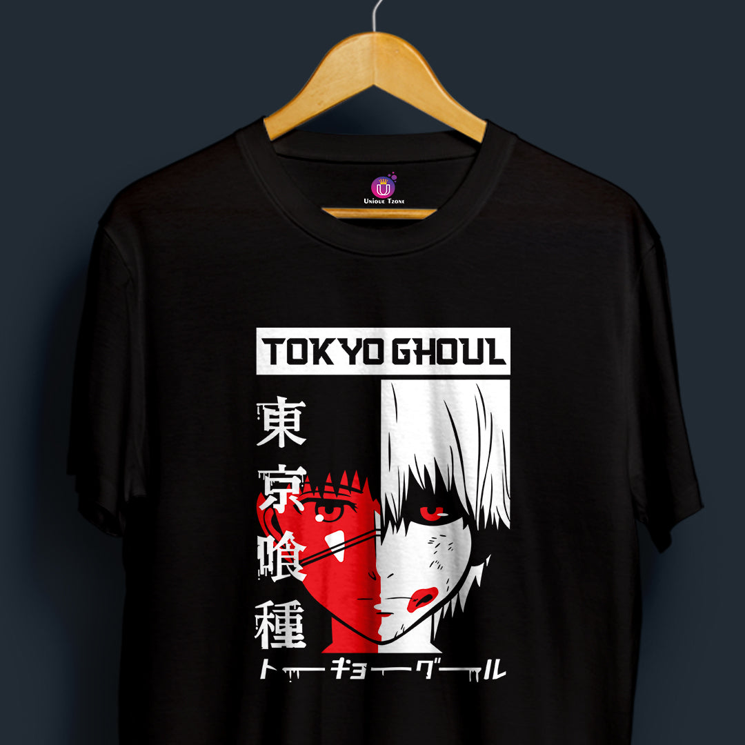 Tokyo Ghoul Half Sleeve Unisex Anime Tshirt