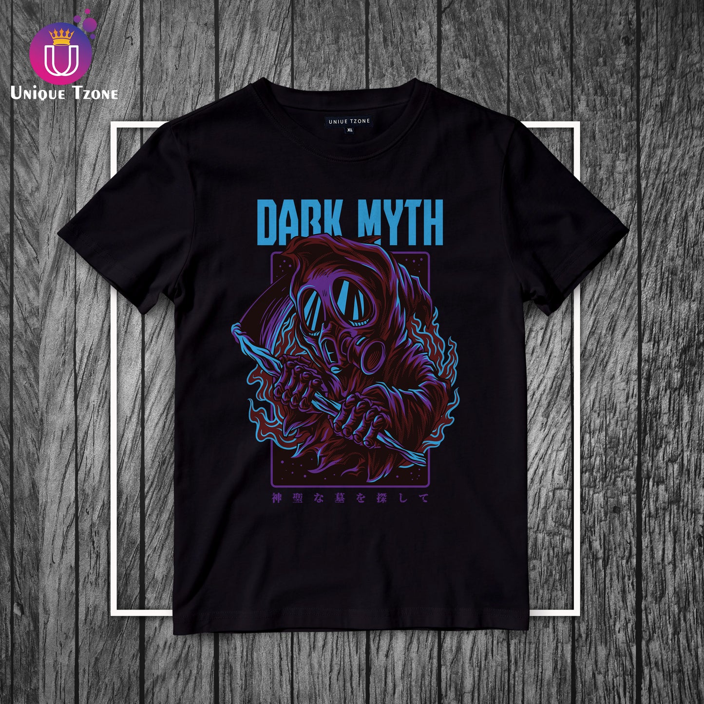 Dark Myth Urban Graphics Round Neck Half Sleeve Cotton t-shirt