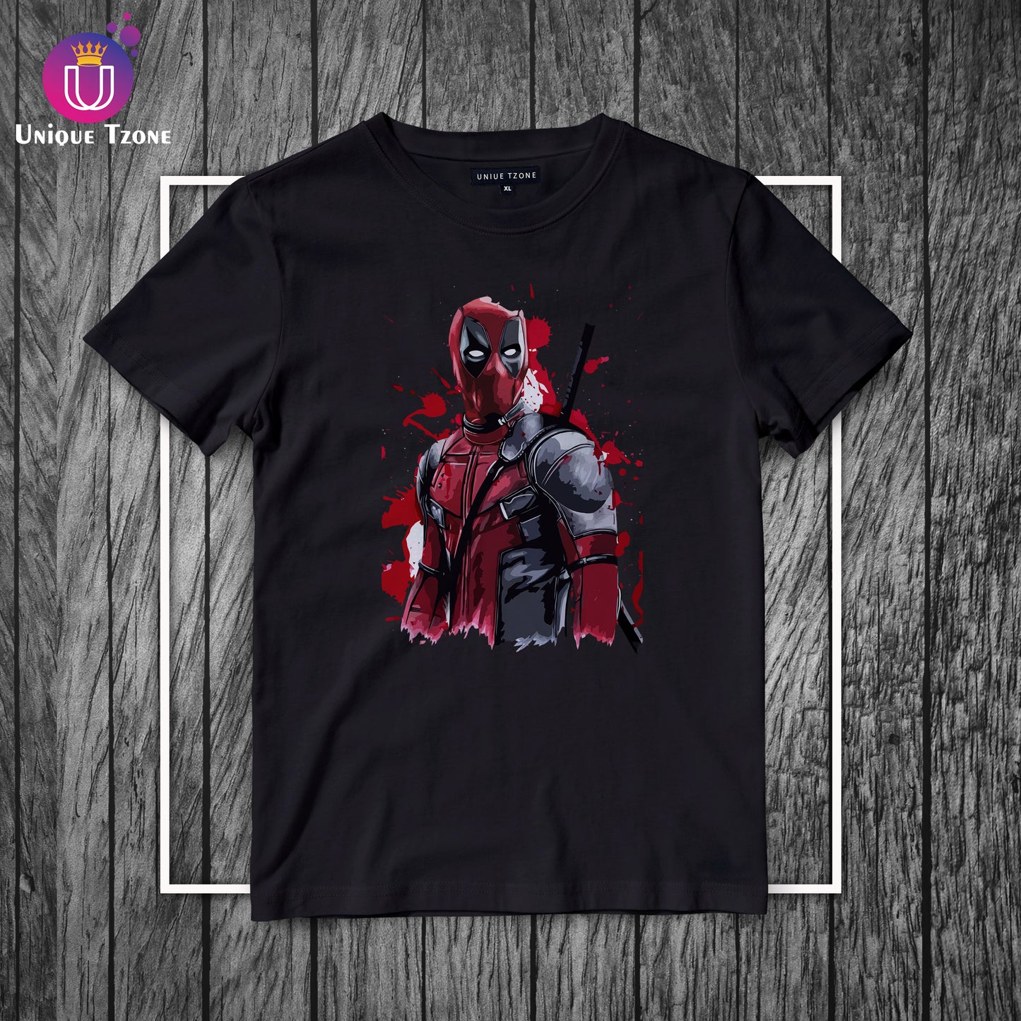 Marvel's Deadpool Round Neck Half Sleeve Marvel Cotton T-shirt