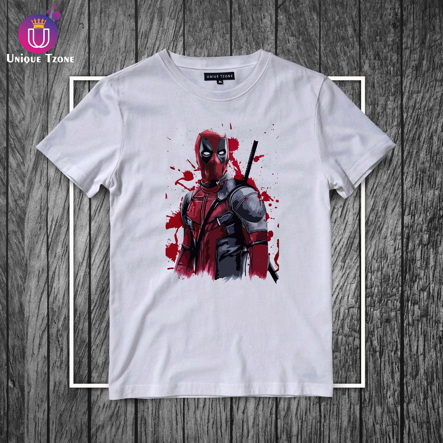 Marvel's Deadpool Round Neck Half Sleeve Marvel Cotton T-shirt