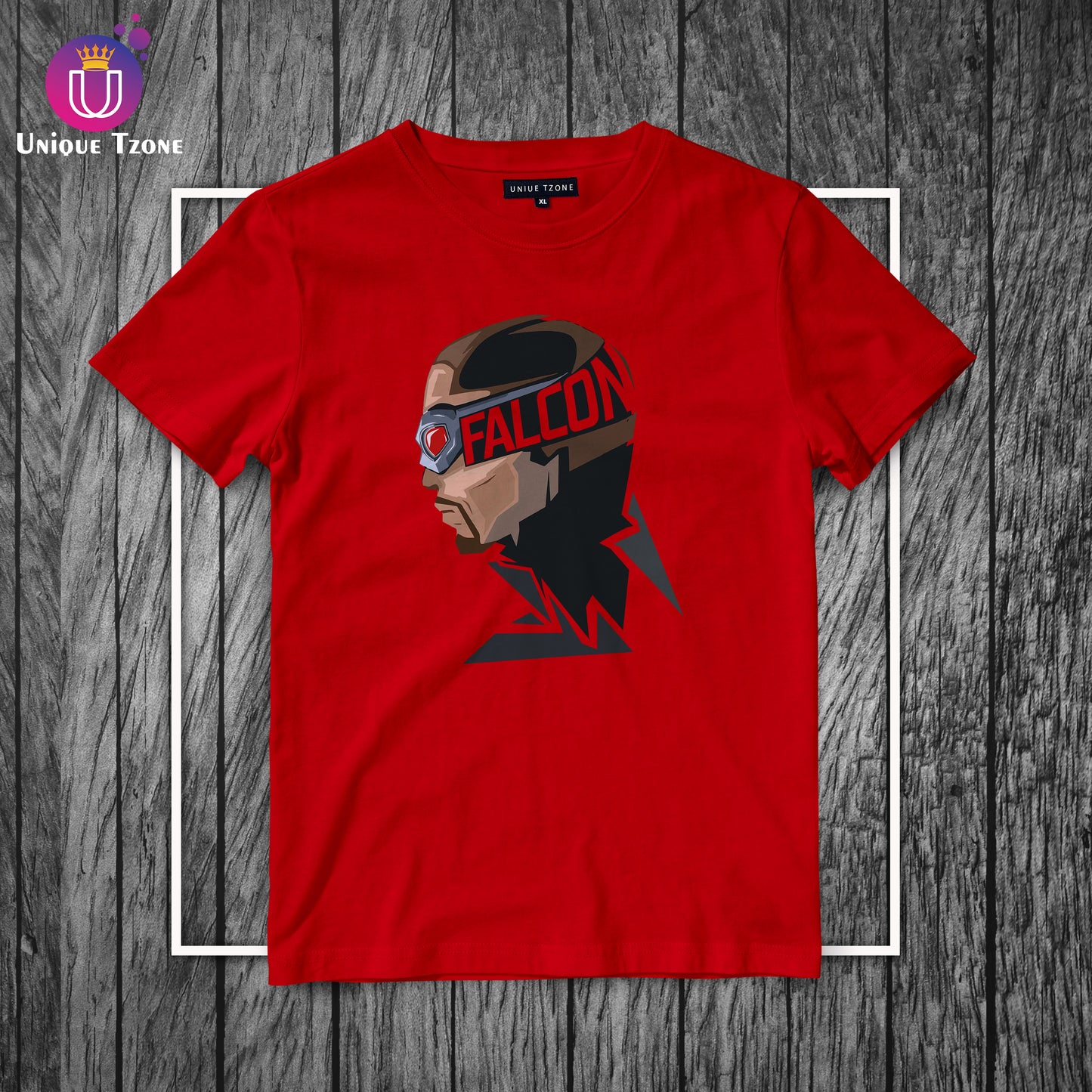 Falcon Marvel's Round Neck Half Sleeve Cotton T-shirt