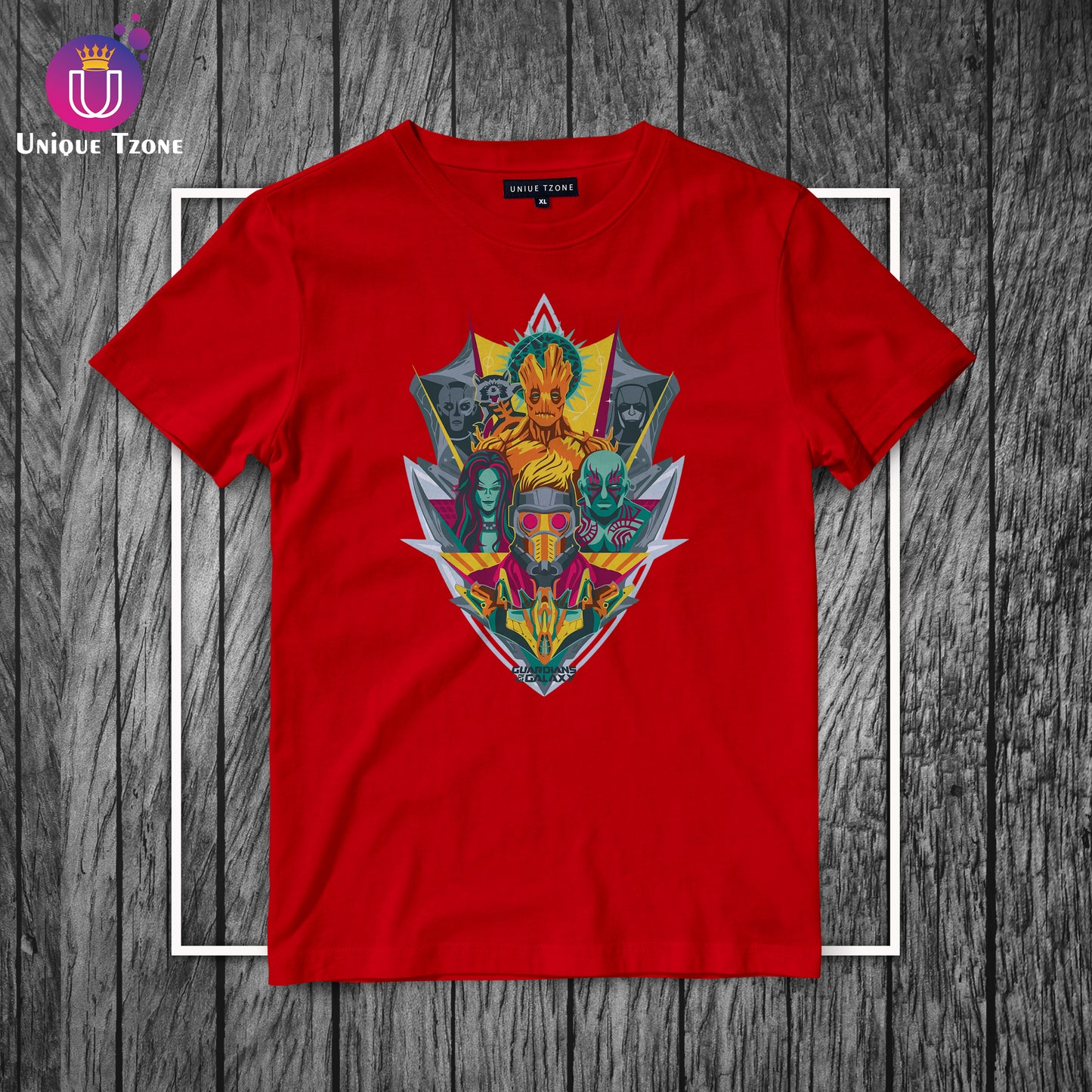 Guardians Of The Galaxy Marvel's Round Neck Half Sleeve Cotton T-shirt