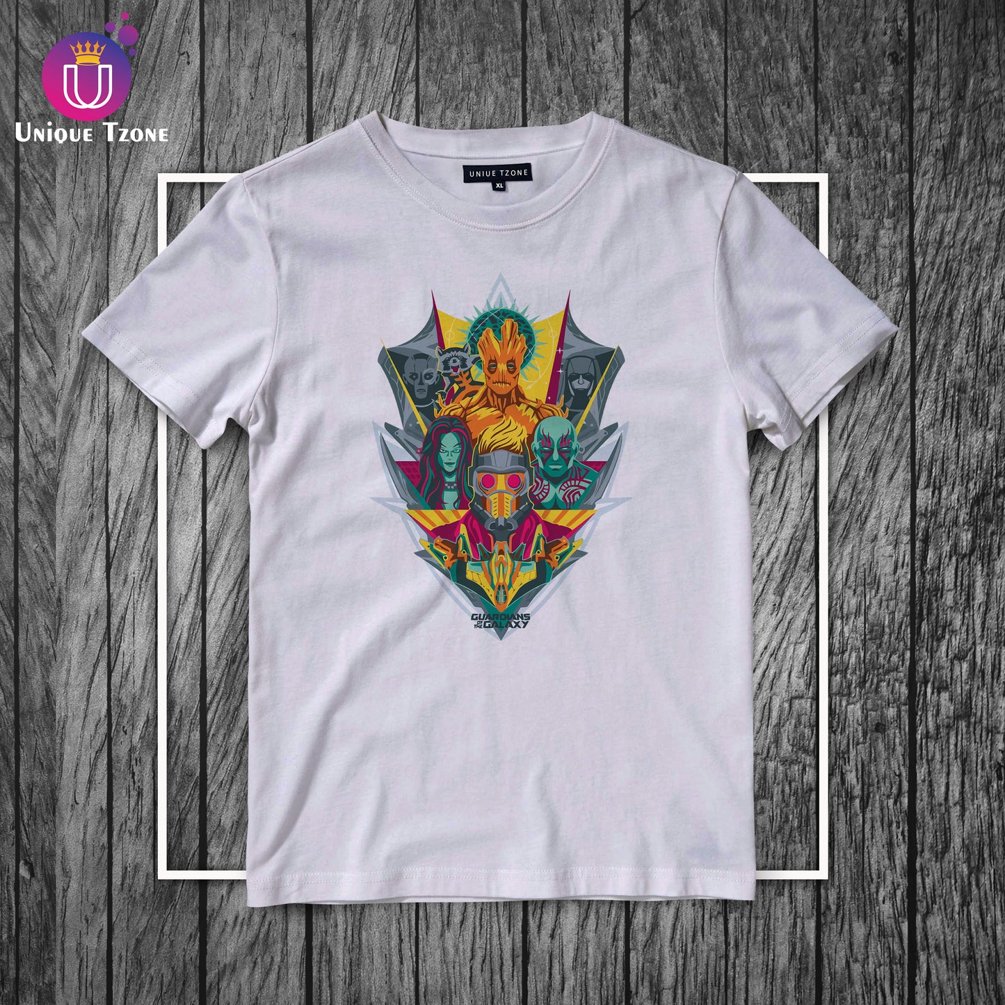 Guardians Of The Galaxy Marvel's Round Neck Half Sleeve Cotton T-shirt