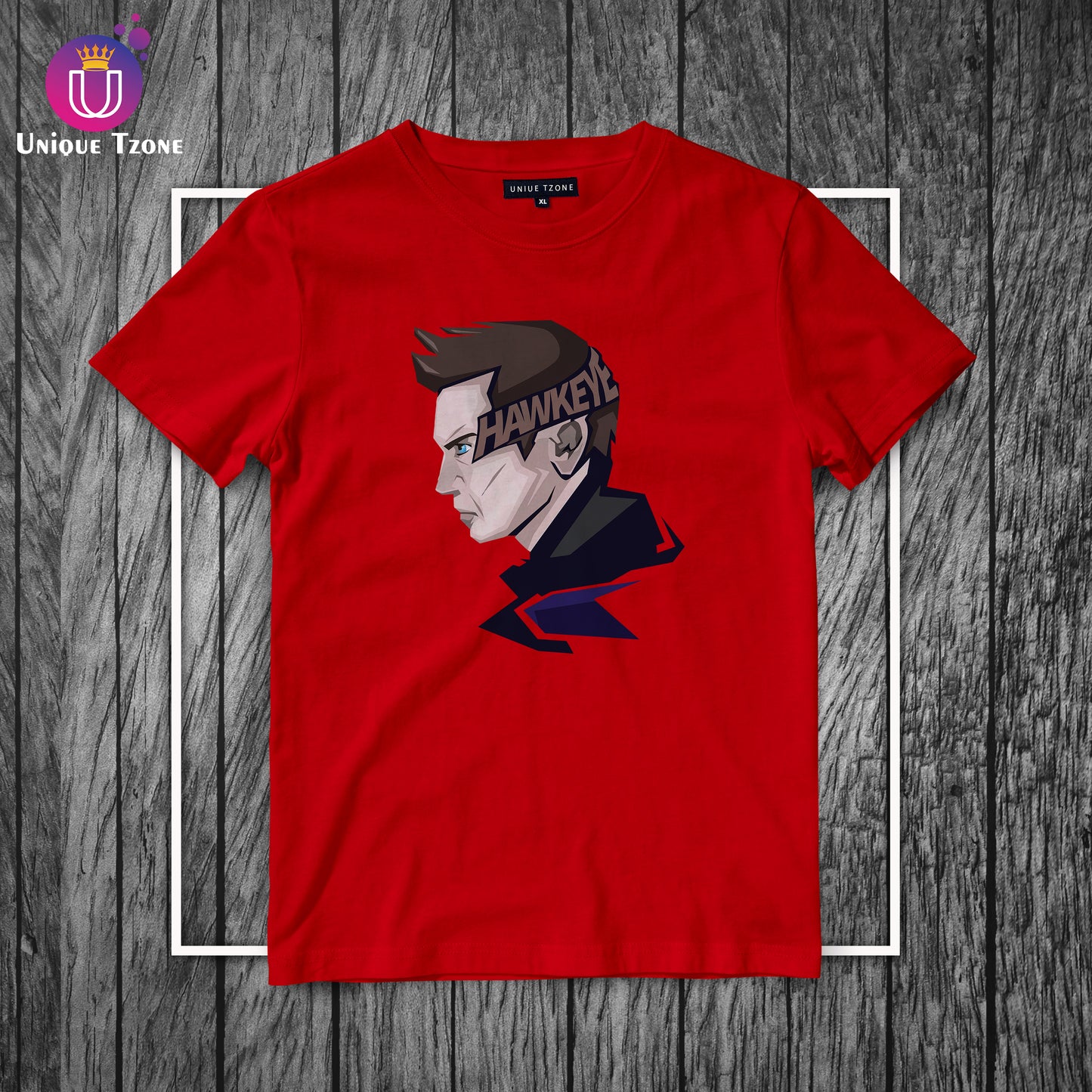 Hawkeye Marvel's Round Neck Half Sleeve Cotton T-shirt