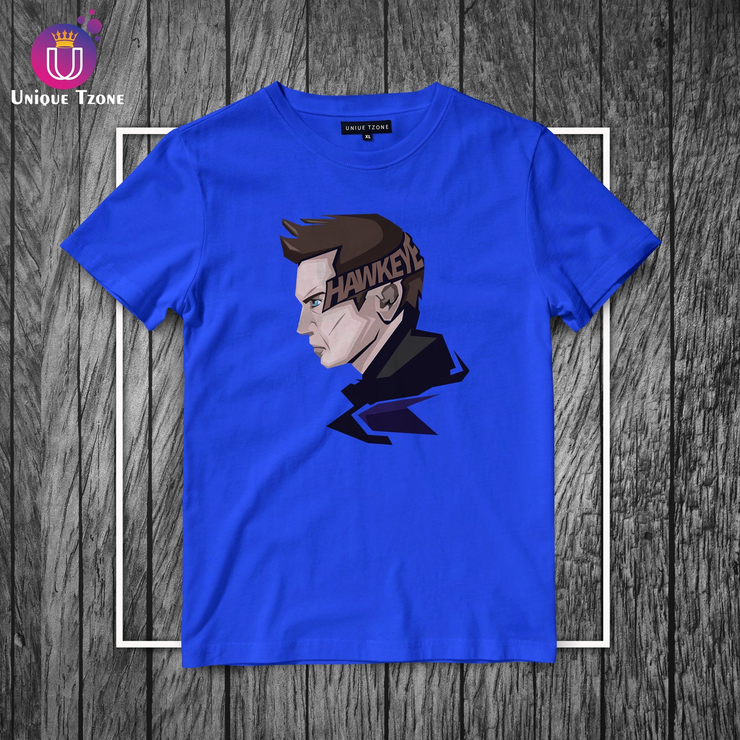 Hawkeye Marvel's Round Neck Half Sleeve Cotton T-shirt
