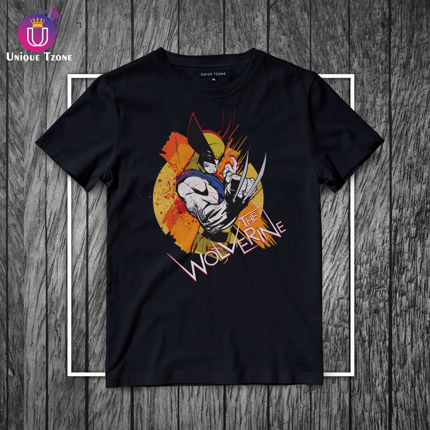 The Wolverine Men's Half Sleeve Cotton T-shirt