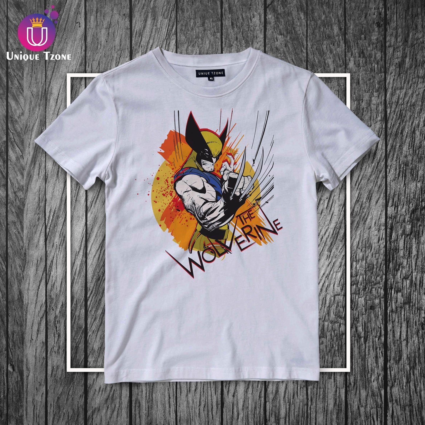 The Wolverine Men's Half Sleeve Cotton T-shirt