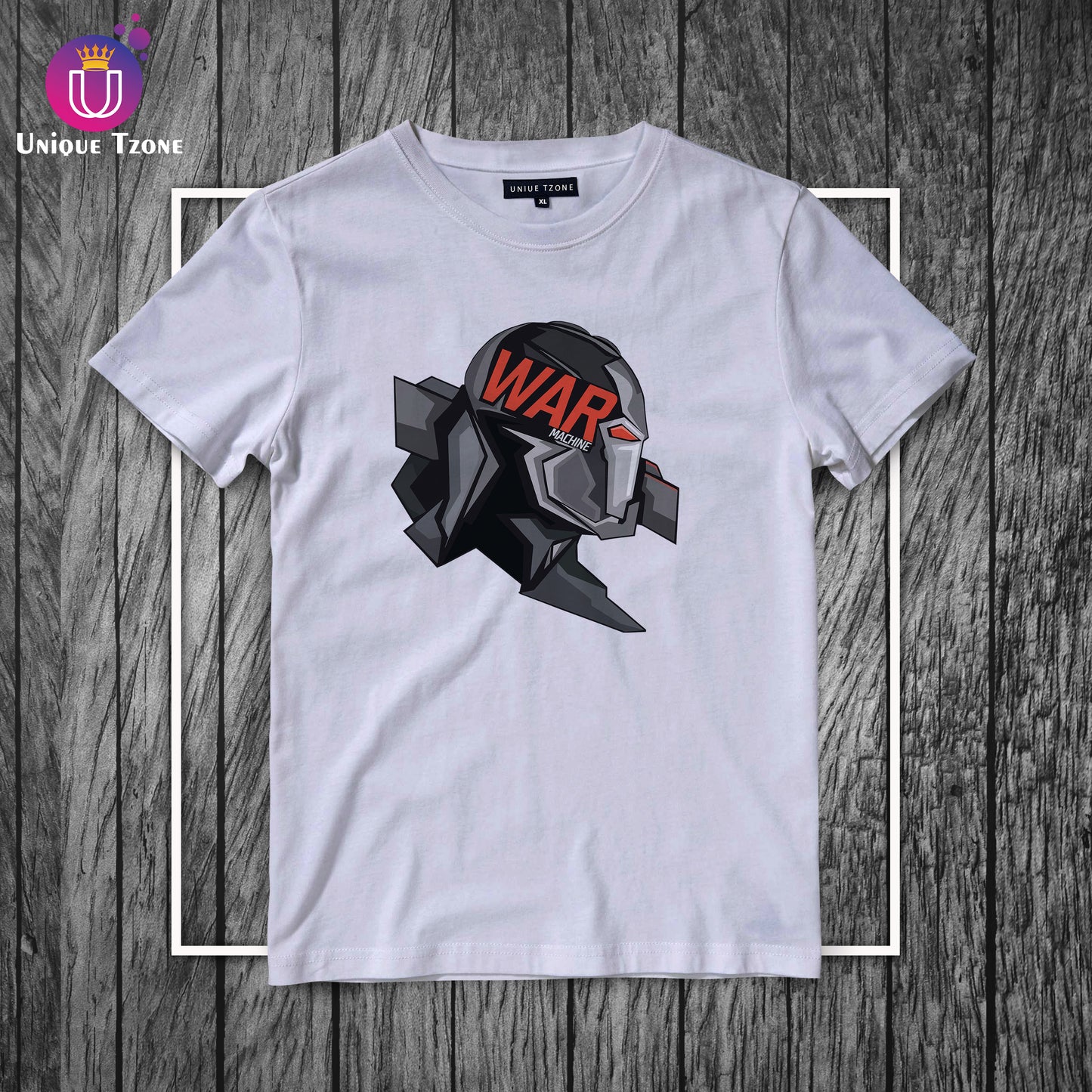 War Machine Marvel's Round Neck Half Sleeve Cotton T-shirt