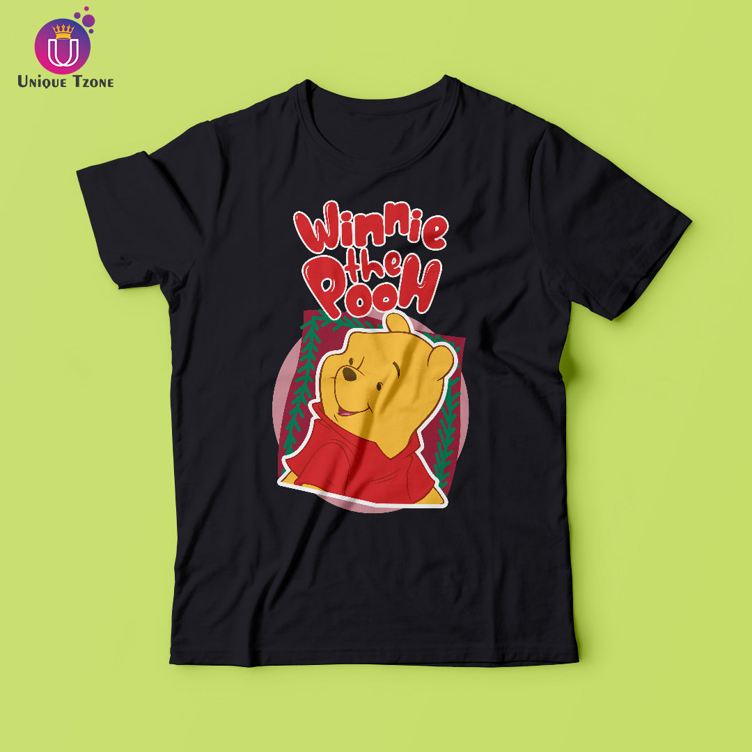 Winne Phoo Women's Round Neck Cotton T-shirt