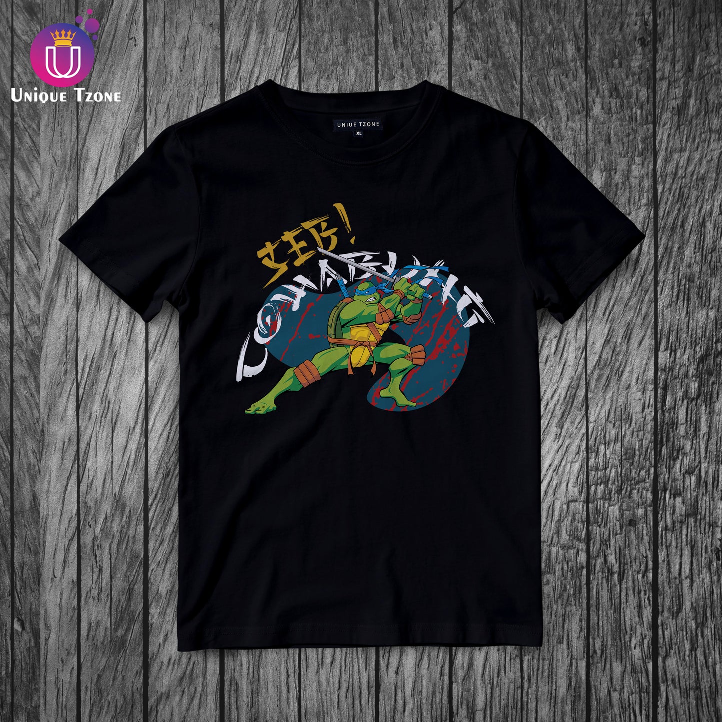 Cawabunga Teenage Mutant Ninja Turtle Men's Half Sleeve Cotton T-shirt