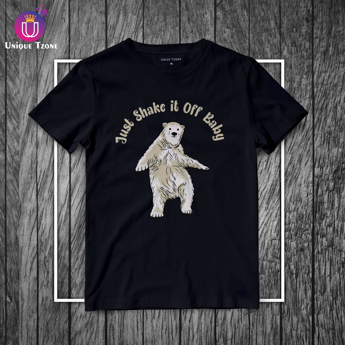 Just Shake It Off Baby Round Neck Cotton T-shirt