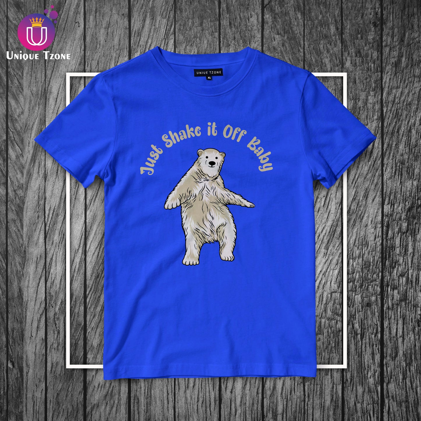 Just Shake It Off Baby Round Neck Cotton T-shirt