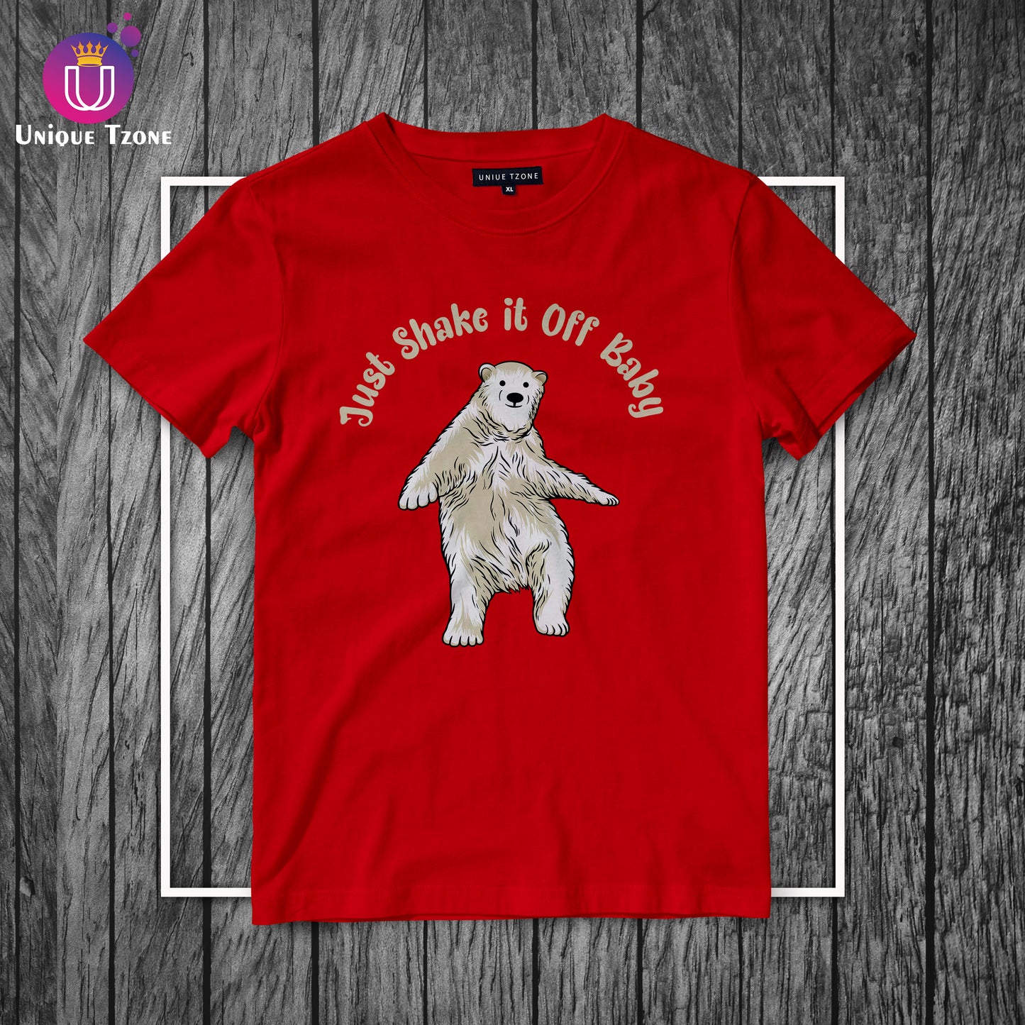 Just Shake It Off Baby Round Neck Cotton T-shirt