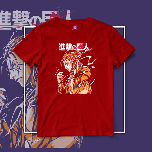 Eren Jaeger Attack Of The Titan Half Sleeve Unisex Anime Tshirt