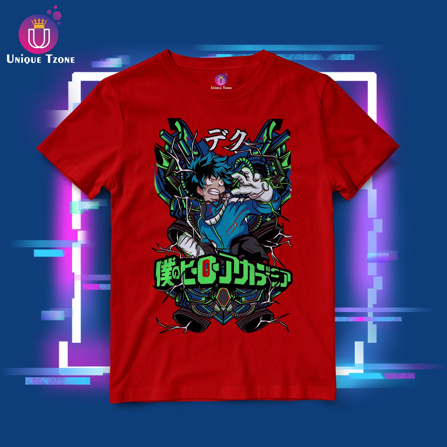 Japanese Great Anime Cotton Graphics Unisex Half Sleeve Round Neck Tshirt