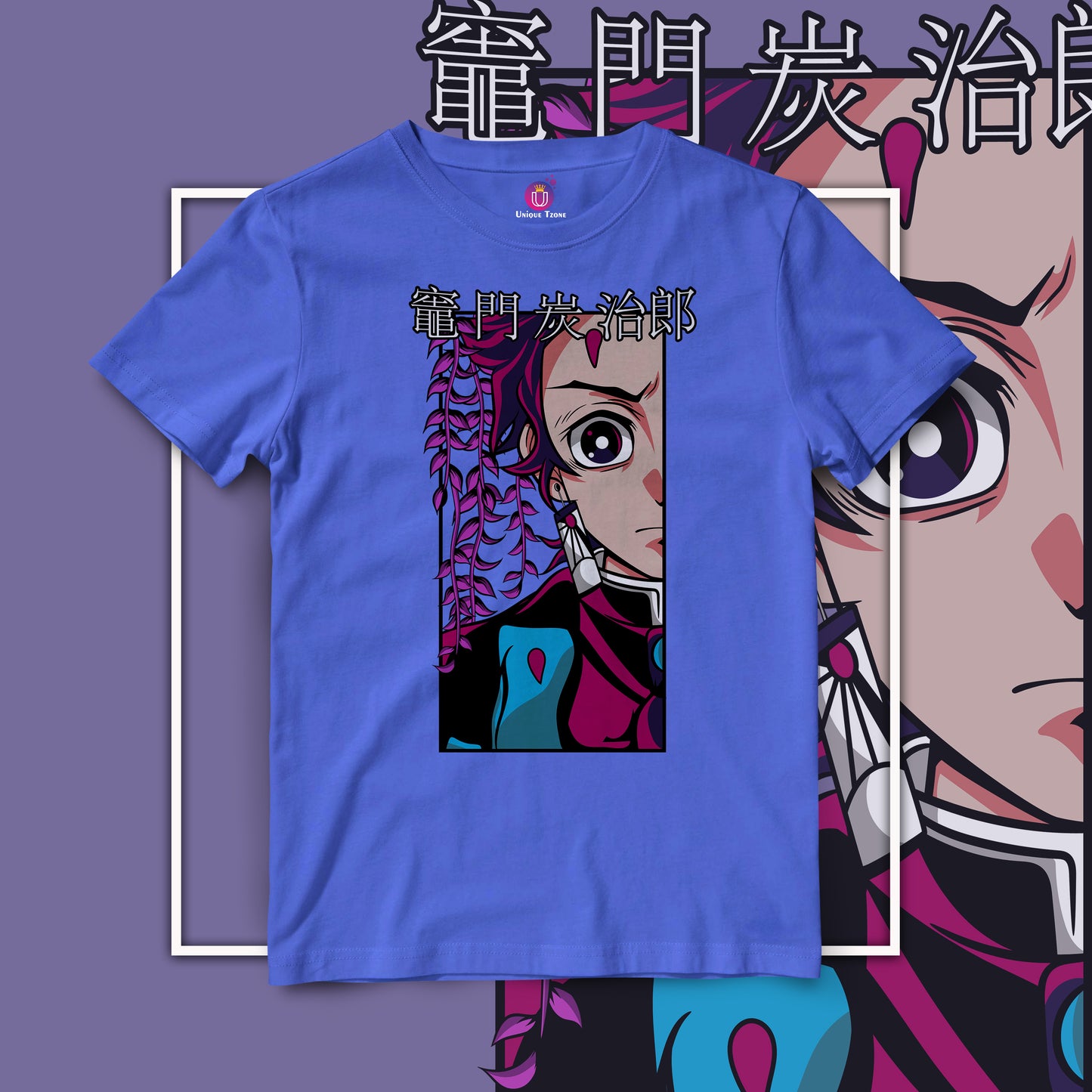 Kamado Tanjiro Demon Slayer Half Sleeve Unisex Anime Tshirt