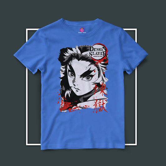 Regoku The Demon Hunter Half Sleeve Unisex Anime Graphics Tshirt