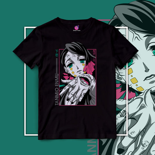 Enmu Demon Anime Graphics Half Sleeve Unisex Demon Slayer Tshirt