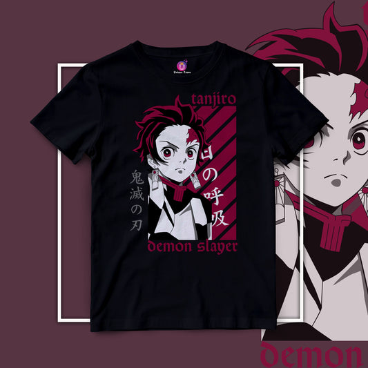 Tanjiro Half Sleeve Unisex Demon Slayer Tshirt