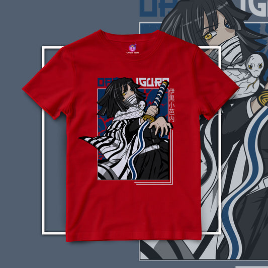 Obanai Lguro Demon Slayer Half Sleeve Unisex Anime Tshirt