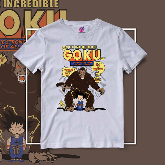 The Incredible Goku Dragon Ball Z Half Sleeve Unisex Anime Tshirt