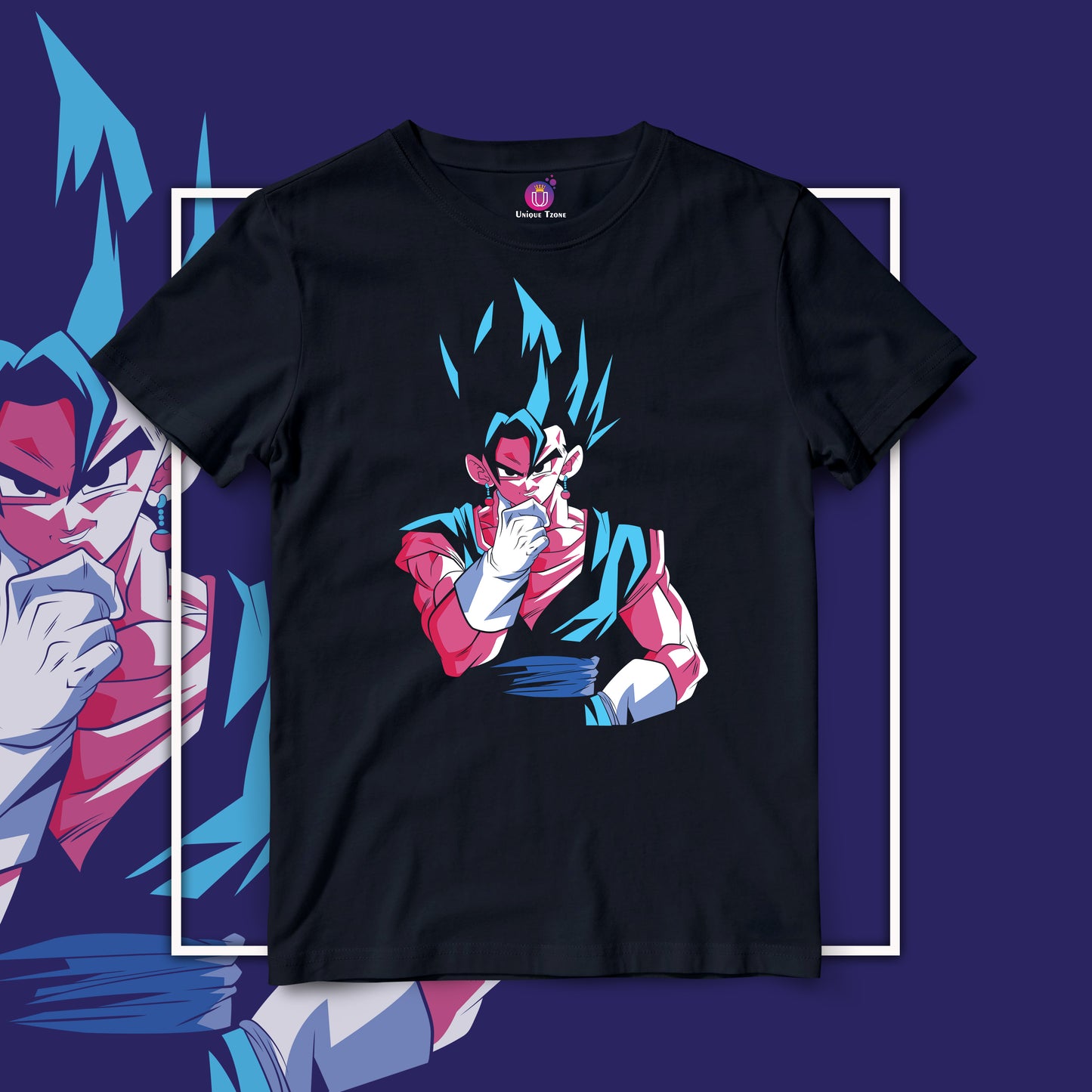Goku's Mood Dragon Ball Z Half Sleeve Round Neck Unisex Anime Tshirt