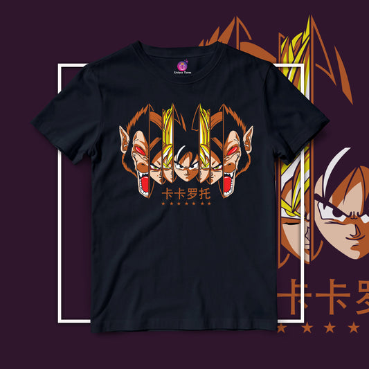 Anime Graphics Dragon Ball Z Half Sleeve Round Neck Unisex Cotton Tshirt