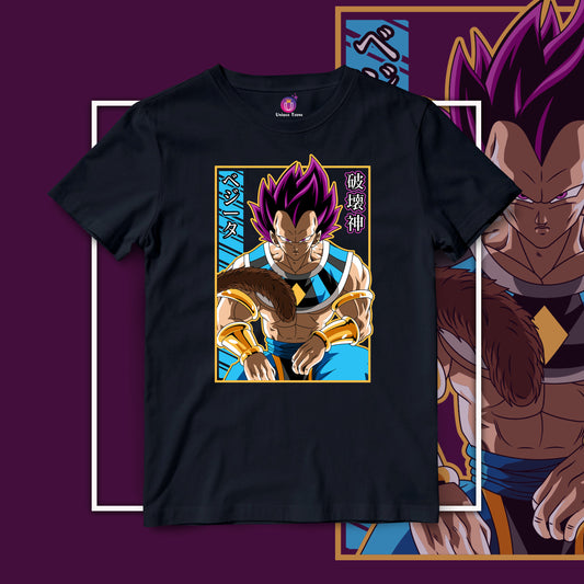 Lord Vegita Dragon Ball Z Anime Graphics Half Sleeve Round Neck Unisex Cotton Tshirt