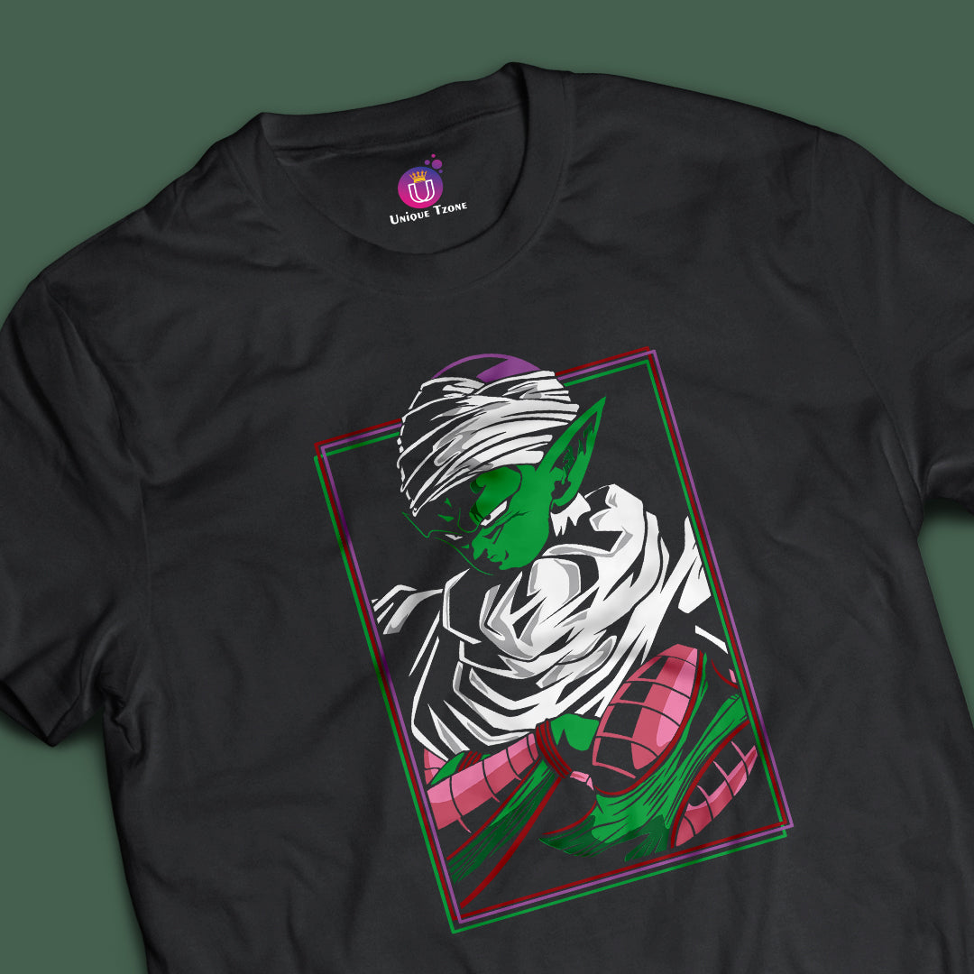 Super Piccolo Dragon Ball Z Anime Graphics Half Sleeve Unisex Round Neck Cotton Tshirt