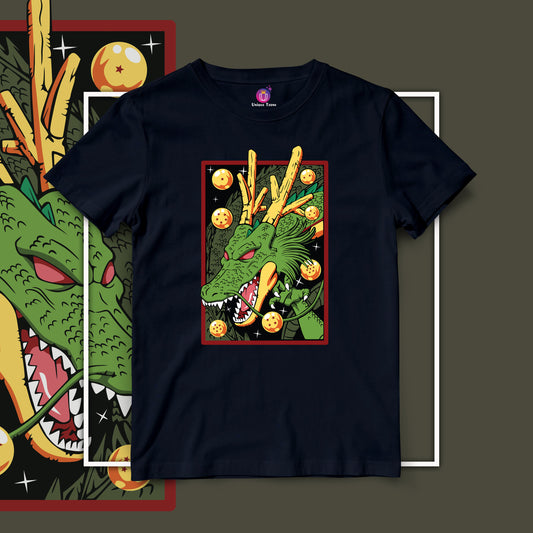 Shenron Dragon Ball Z Half Sleeve Round Neck Unisex Anime Tshirt