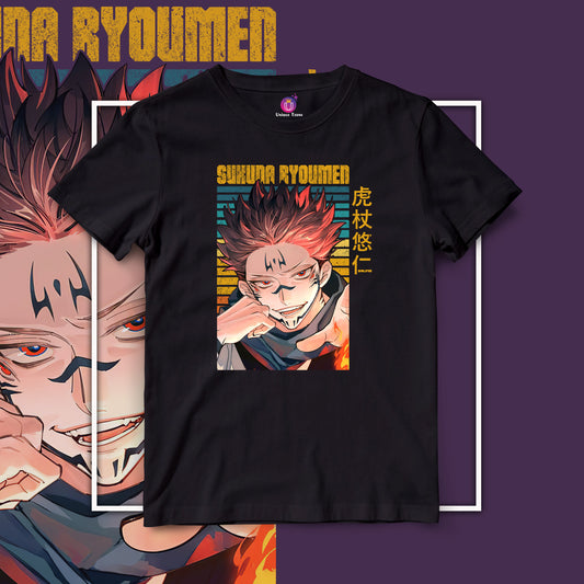 Sukuna Ryomen Jujutsu Kaisen Half Sleeve Unisex Anime Tshirt