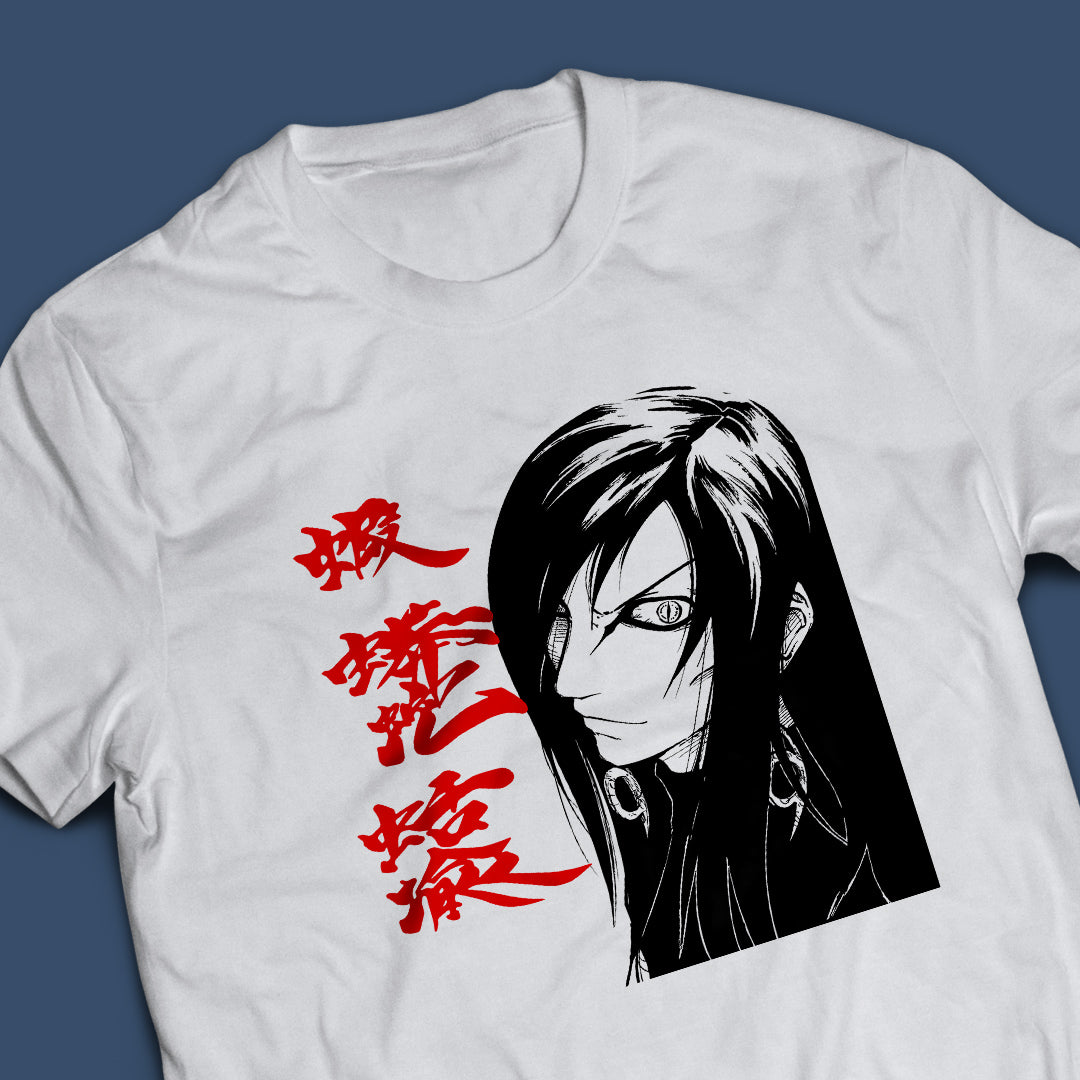 Orochimaru Anime Graphics Half Sleeve Unisex Round Neck Cotton Tshirt