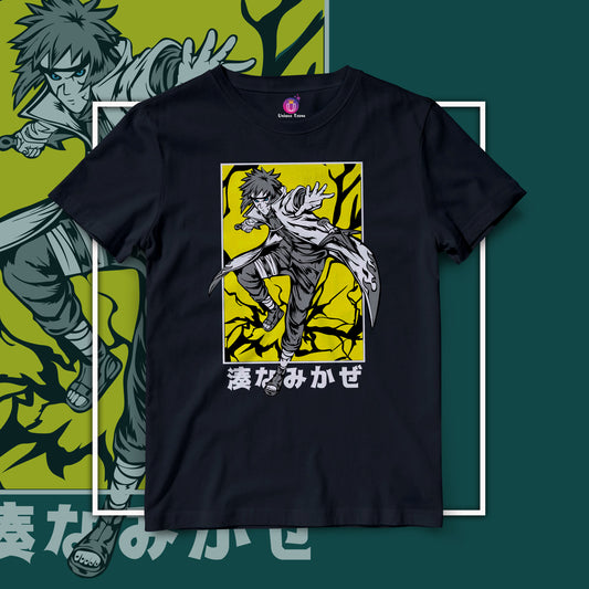 Neji Anime Graphics Half Sleeve Unisex Round Neck Naruto Anime Graphics Tshirt