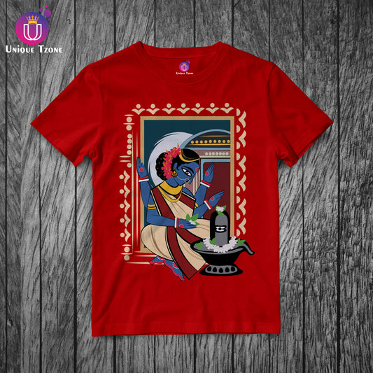 Shyama Premium Graphics Round Neck Half Sleeve Unisex Cotton Tshirt