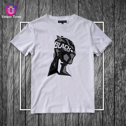 Black Panther Marvel's Round Neck Half Sleeve Cotton T-shirt